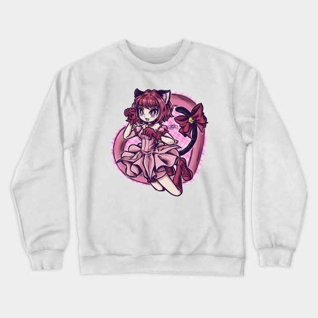 tokyo mew mew - Ichigo Crewneck Sweatshirt by Angi.Laguado